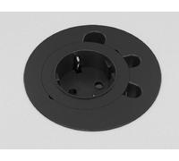 Obturateur VersaDot avec prise électrique et câble d?alimentation 2m ? Diamètre 68 mm - Noir