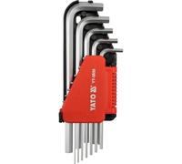 OC-PRO Clés Mâles Allen BTR Inch US Impériales aux Pouces - Jeu de 12 Clés 6 Pans en Acier Chrome Vanadium