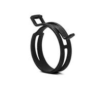 OC-PRO Collier Auto-Serrant à Ressort pour Durite Ø Nominal 22 - Noir - 10 Pièces