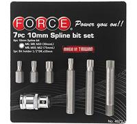 OC-PRO Embouts XZN M6 - M8 Courts (30 mm), M8 - M10 - M12 Longs (75 mm) 6 Pans Conducteur de 10 mm