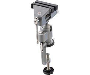 OC-PRO Etau d'établi Articulation pivotante et inclinable sur rotule 360° 70 mm Argent, Noir