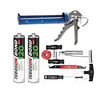 OC-PRO LOT Pare Brise: DECOUPE Joint, Colle, Pistolet A Colle