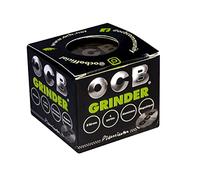 OCB - Grinder 18888 - Moulin à herbes 50 mm, 4 pièces, aluminium diamant chromé brossé