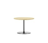 Occasional Low Table Ø35 Chêne/Chocolat