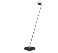 Occhio Lampadaire Sento Lettura LED - chrome brillant - droite - sans Occhio Air - 160 cm - E