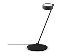 Occhio Lampe de table Sento Tavolo LED - noir mat - droite - sans Occhio Air - 60 cm - E