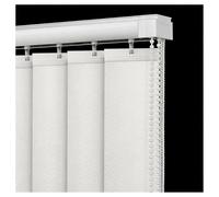 Occultants 50% Store Californien en Tissu 60 100 160 210 300 cm, Rideau Coulissant à Lamelles Verticaux Anti-UV Protection, Stores Vertical for Fenêtres Terrasse Bureau(Blanc,W220cm x H280cm)