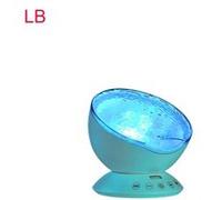Ocean Wave Night Light Projecteur avec Lecteur de musique couleur romantique Changement éclairage d'ambiance Kiliaadk352 Blanc G