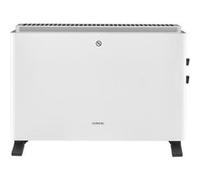 Oceanic Radiateur convecteur électrique 2000 W – 3 puissances – Mobile – Blanc