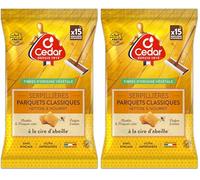O'Cédar Serpillères Parquets Classiques FR X15 - Nouveau Packaging (Lot de 2)