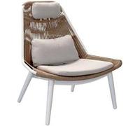 Océo By Proloisirs - Chaise lounge de jardin en aluminium et tressage Como G