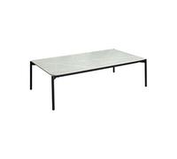 Océo By Proloisirs - Table basse de jardin plateau céramique Ambiance graphite et gris