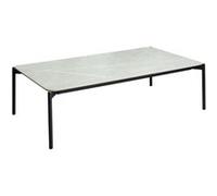 Océo By Proloisirs - Table basse de jardin plateau céramique Ambiance graphite et gris G