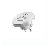 ochama Adaptateur de Voyage Universel vers Prise Européenne, Convertisseur de Prise Multi-Pays pour France et Europe, Compatible Fiches USA, UK, Australie et Chine, Design Compact et Robuste, Accessoi