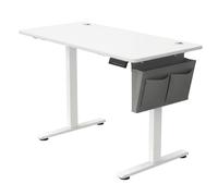 Ochama x SONGMICS Bureau électrique réglable en hauteur blanc avec 4 mémoires de hauteur - 120 x 60 cm