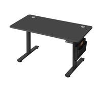 Ochama x SONGMICS Bureau électrique réglable en hauteur noir avec mémorisation des réglages, connectivité USB-C - 140 x 60 cm