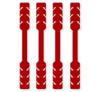OcioDual 4 Crochet d'Oreille Sangle de Masque Extension Rouge Réglable Boucles Fixateur Bande pour Prévention des Maux