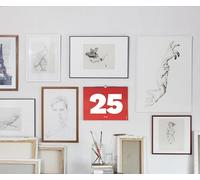 OCTÀGON DESIGN Calendrier mural 2025 12 feuilles Format moyen A3