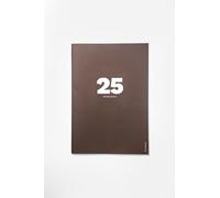 OCTÀGON DESIGN Grand planificateur mensuel 2025 Janvier à décembre 2025 Format A4 Marron cacao Couverture souple