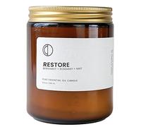 OCTO Restore Bergamote + Romarin + Menthe + Citron | Bougie Parfumée naturelle à la cire de soja et huiles essentielles 250ml