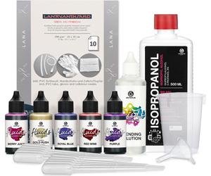 Octopus Fluids Alcohol Ink Starter Kit complet GOLDEN EVE avec accessoires Encre à alcool pour Fluid Art