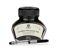 Octopus Fluids Encre indélébile noire avec convertisseur, certifiée selon la norme DIN ISO 12757-2, 30 ml