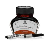 Octopus Fluids Karamell - encre d'écriture avec convertisseur, encre de stylo plume, brun 30ml