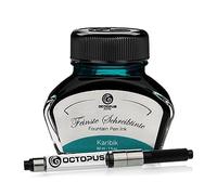 Octopus Fluids Karibik - encre d'écriture avec convertisseur, encre de stylo plume, turquoise 30ml