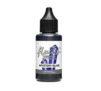 Octopus Fluids Resin Ink MYSTERY BLUE, encre à alcool pour résine époxy et résine UV, Alcohol Ink pour Resin Art, colorant resine epoxy 30 ml, bleu