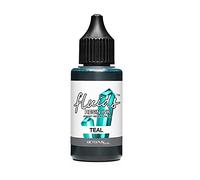 Octopus Fluids Resin Ink Teal Encre Alcoolique pour Résine Epoxy et Résine UV Couleur Résine Turquoise 30ml