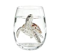 Octopus Glassware - 420ml Drinking Tumbler, 2D Coastal Artistic Glassware