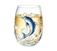 Octopus Glassware - 420ml Drinking Tumbler, 2D Coastal Artistic Glassware