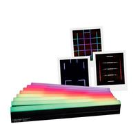 SHOWTEC Octostrip FLEX Set - 0,5 m Set de 8 Octostrips de 14 W + contrôleur - Effets LED