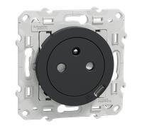 Odace - Prise affleurante + usb C10.5W - anthracite - SCHNEIDER ELECTRIC - S540089