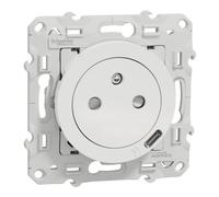 Odace - Prise Affleurante + Usb C10.5w - Blanc (s520089)