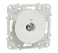 Odace - prise TV simple - blanc - SCHNEIDER ELECTRIC - S520445