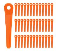 Odashen Lot de 40 lames en plastique 4002 007 1000 pour Stihl PolyCut 6-2, 6-3, 7-3, 28-2, 48-2, 27-3, 47-3, lames de rechange pour tondeuse Stihl PolyCut