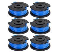 Odashen Lot de 6 bobines et fil pour débroussailleuse Karcher LTR 18-30 (14443120), remplace 2.444-016.0