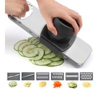 Oderra Mandoline Cuisine Multifonctions 6 Lames en Inox