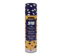 Odif - Colle Temporaire pour Tissu 505 en Spray - Idéale pour le Patchwork, Broderie et Couture - Sans Acide, Certifiée ECO PASSPORT OEKO-TEX - Fabriquée en France, Spray de 500 mL