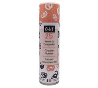 Odif - Vernis à Craqueler 25 - Vernis Transparent pour Effet Craquelé sur Peinture Acrylique - Tout Support, Fabriqué en France sans Acide - Spray de 250 ml