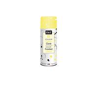 Odif - Vernis Coloré Givré Aspect Mat en Spray - Couleur Définitive Tous Supports - Application Facile et Homogène - Séchage Rapide - Fabriqué en France - Spray 125 ml, Citron