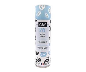 Odif - Vernis Marin 20 - Vernis Transparent pour Loisirs Créatifs, Finition Brillante - Résistant aux UV et Intempéries - Protection Intérieur et Extérieur - Tous Supports - Spray de 400 ml