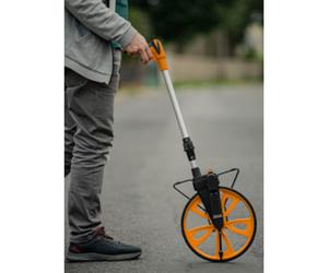 Odomètre avec compteur mécanique & manche repliable