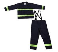 Odorkle Combinaison de Travail Ignifuge, Pantalon Ignifuge avec Bandes Haute visibilité pour la Protection des Pompiers, Soudage par Temps Froid