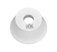Odorkle Corindon Blanc Meule Boisseau Outil de Meulage en Céramique 75 X | Outil de meulage en céramique de meule de tasse de corindon blanc 75x32x20mm rapport de meulage élevé pour les fils