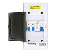 Odorkle Disjoncteur 2P IP66 Protection de Fuite 40A 30mA | Boîtier en ABS Ignifuge, IP66 étanche pour Usage Extérieur, 230V 50Hz Norme Australienne, adapté au Garage Caravane Atelier