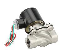 Odorkle Électrovanne Normalement Fermée à Action Directe, 1/2in Acier | Action Directe 2 Voies, Orifice 16 Mm, Pression 0-1,0 MPa, Température -5-80 °C, Filetage Femelle pour Air Eau
