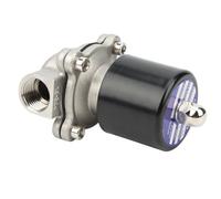 Odorkle Électrovanne Normalement Fermée à Action Directe, 1/2in Acier | Action Directe 2 Voies, Orifice 16 Mm, Pression 0-1,0 MPa, Température -5-80 °C, Filetage Femelle pour Air Eau