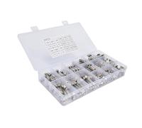 Odorkle Kit de Fusibles en Verre 250Pcs, Tube à Rapide 1-20A 250V | 15 Spécifications, Tailles 5x20mm et 6x30mm, Boîte de Rangement en Plastique Transparent, Protection de Circuit pour